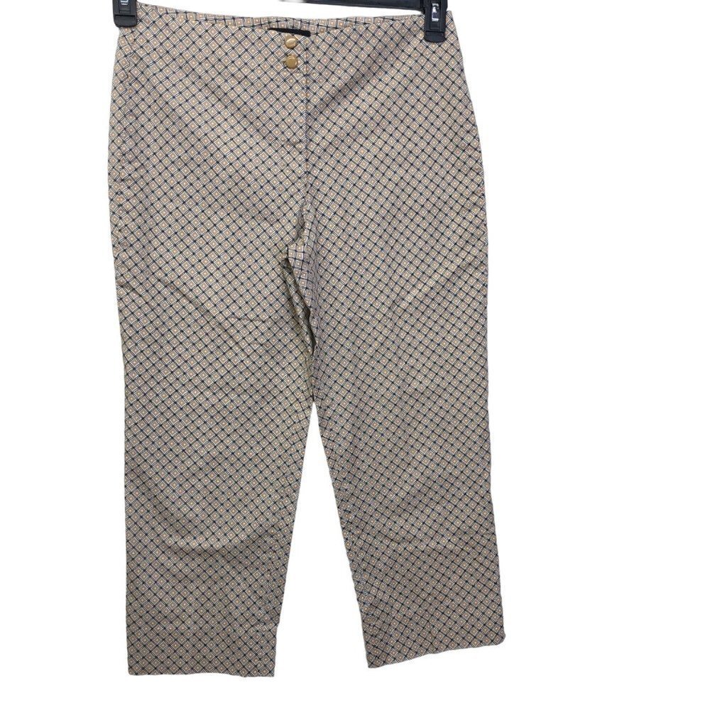 TALBOTS CROPPED stretch PANTS SIZE 6‎